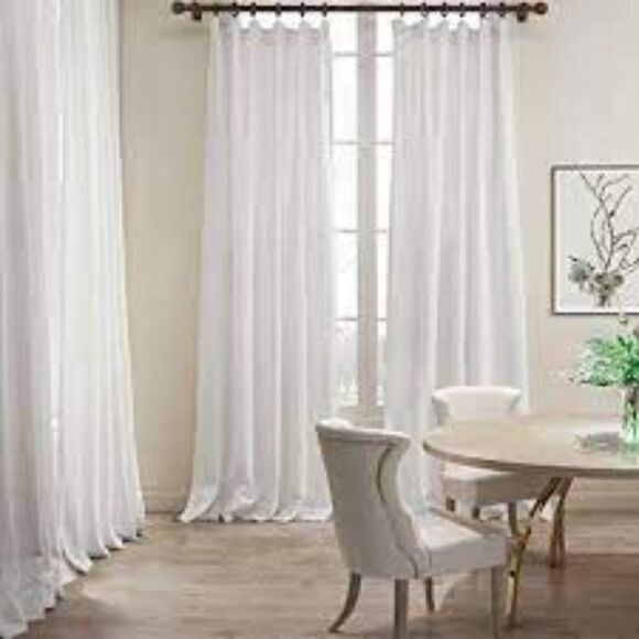 Cofty European Linen Cotton Eco-Friendly Drapery Panels - Picture 1 of 2